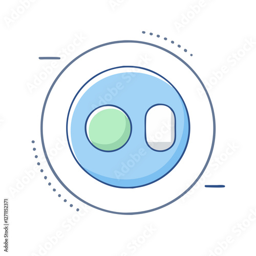 radio button icon, radio button vector illustration-simple illustration of radio button, perfect for radio button logos and icons