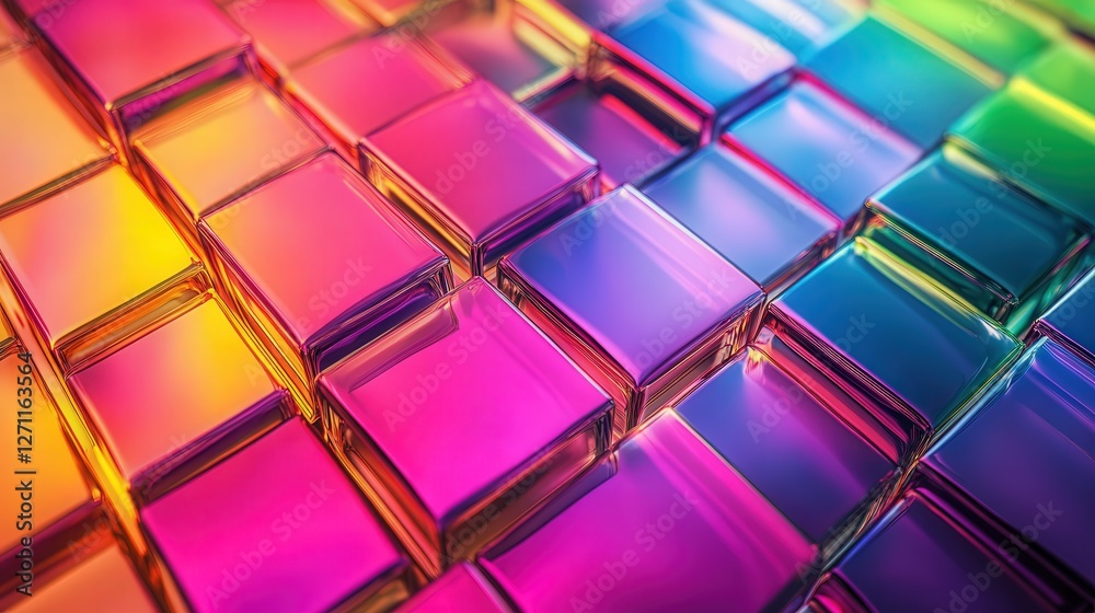 iridescent pattern that shifts between warm and cool tones. iridescent pattern that shifts between warm and cool tones.