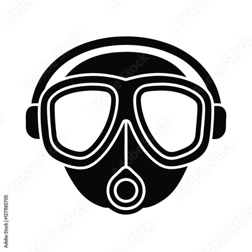 gas mask vector illustration