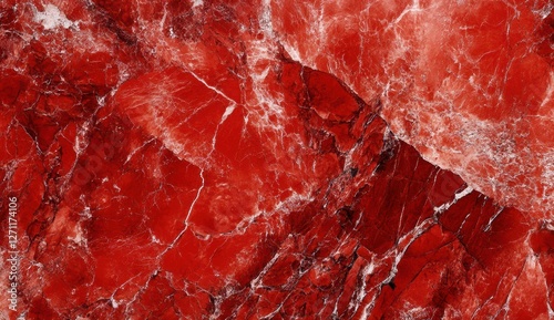 Red Marble Stone Texture wallpaper with Natural Veins and Polished Surface for presentation 