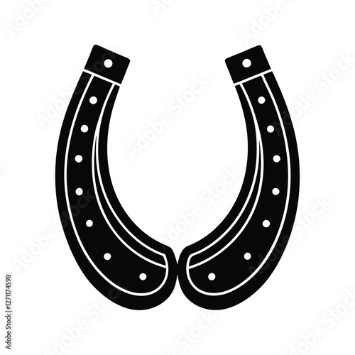 lucky horseshoe vector illustration