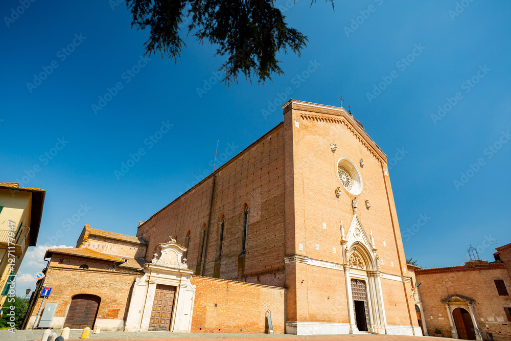 Obraz premium Siena, Italy. Saint Francis church