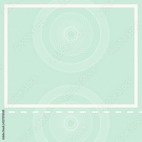 Blank with watermark pattern for bills diploma and protected document, pattern bills and diploma, certification guarantee authorization protected, document design, security paper, vector illustration