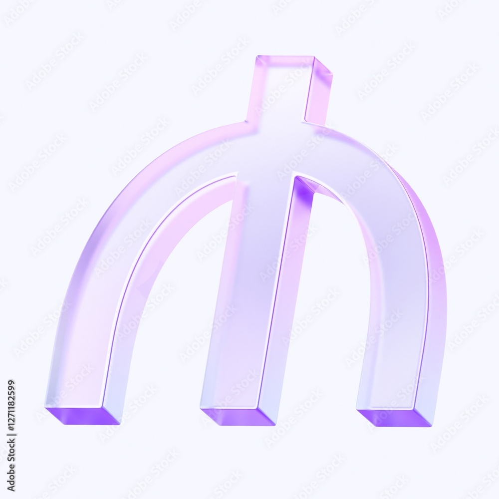 azerbaijan manat currency icon with colorful gradient. 3d rendering illustration for graphic design, ui ux design, presentation or background. shape with glass effect azerbaijan manat currency icon with colorful gradient. 3d rendering illustration for graphic design, ui ux design, presentation or background. shape with glass effect