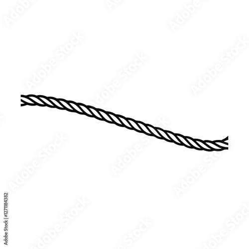vector illustration of an electric cable