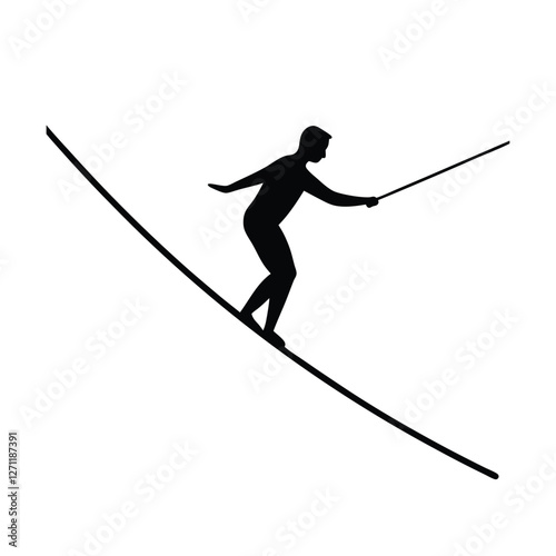 silhouette of skier jumping
