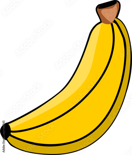 Ilustración de una banana