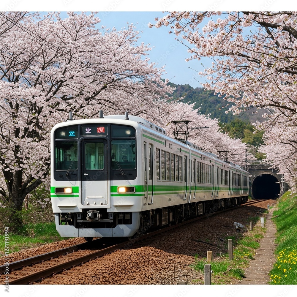 Naklejka premium train