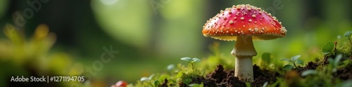 Riesen oder Doppeltbescheideter Scheidenstreifling Amanita ceciliae, nature, cap photo