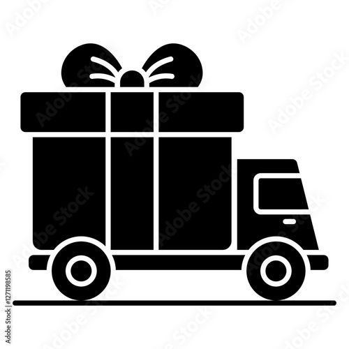 Perfect design icon of gift delivery