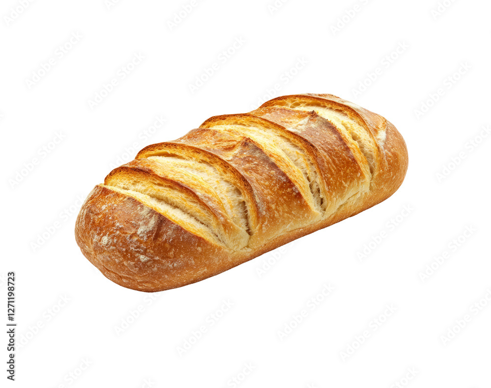 Fresh french loaf, bread isolated on white Fresh french loaf, bread isolated on white