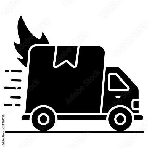Fast delivery icon in perfect design