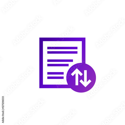 case priority icon, vector pictogram
