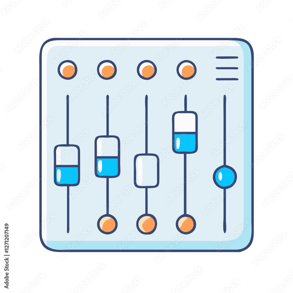 audio mixer icon, audio mixer vector illustration-simple illustration of audio mixer, perfect for audio mixer logos and icons audio mixer icon, audio mixer vector illustration-simple illustration of audio mixer, perfect for audio mixer logos and icons