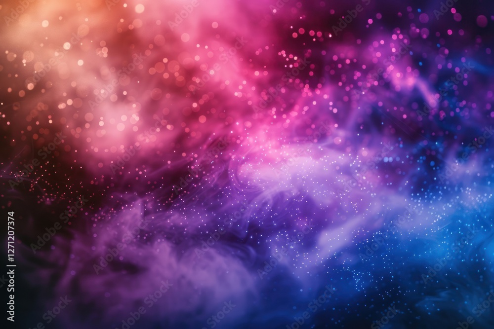 Naklejka premium Bioluminescence unicorn background space backgrounds astronomy.