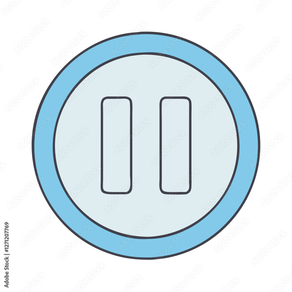 pause button icon, pause button vector illustration-simple illustration of pause button, perfect for pause button logos and icons pause button icon, pause button vector illustration-simple illustration of pause button, perfect for pause button logos and icons