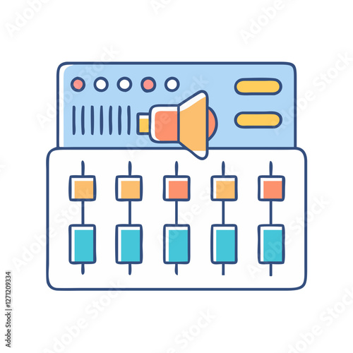 soundboard icon, soundboard vector illustration-simple illustration of soundboard, perfect for soundboard logos and icons