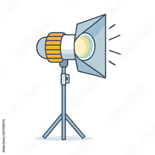 studio light icon, studio light vector illustration-simple illustration of studio light, perfect for studio light logos and icons