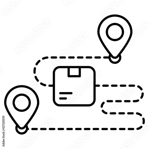 Modern design icon of parcel tracking