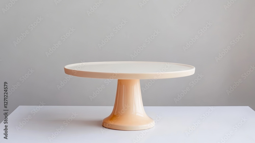 custom made wallpaper toronto digitalElegant Cake Stand with Neutral Background and Abundant Copy Space