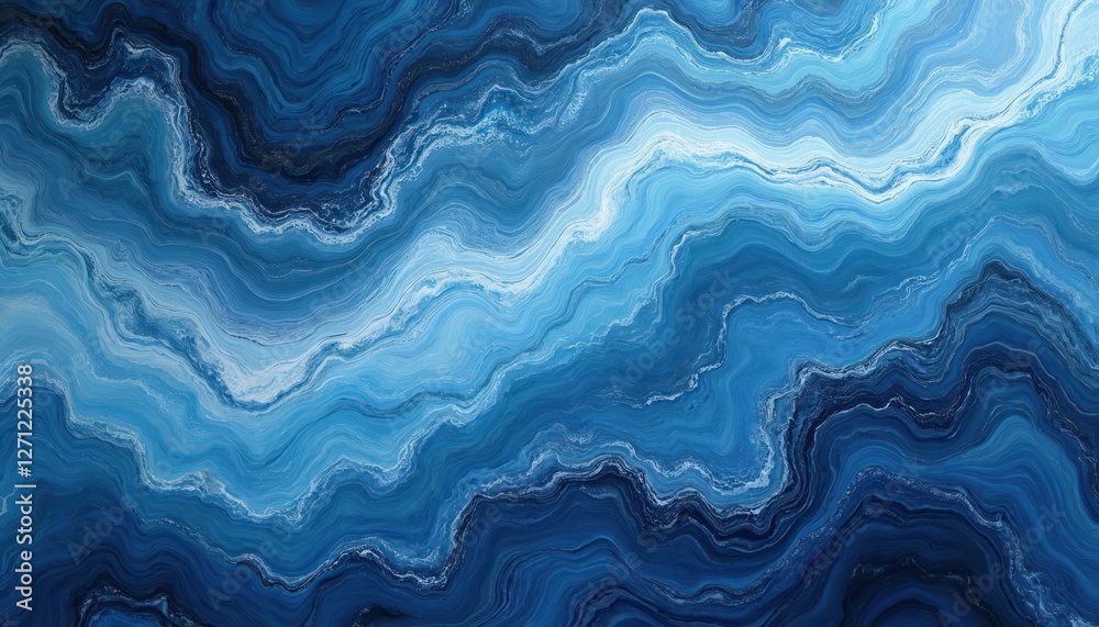 Marble texture mimics ocean waves, color gradients. Blue marble background for coastal design. Sea abstract art, scenic beach pattern, natural light, vacation vibes. Liquid paint seascape. Marble texture mimics ocean waves, color gradients. Blue marble background for coastal design. Sea abstract art, scenic beach pattern, natural light, vacation vibes. Liquid paint seascape.