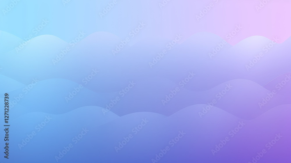 Soft Gradient Waves in Blue and Pink with Abstract Background Design Soft Gradient Waves in Blue and Pink with Abstract Background Design
