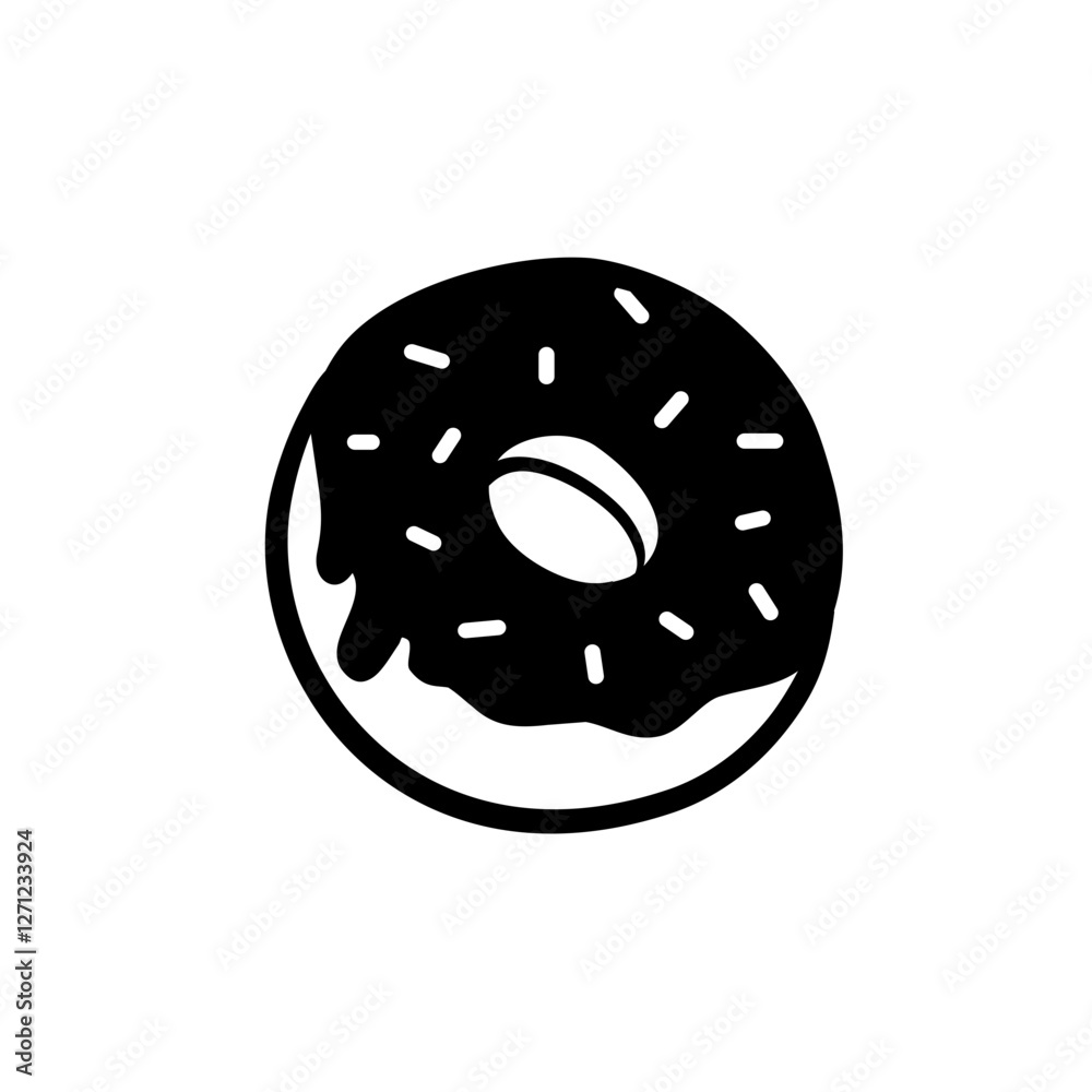 Fototapeta premium logo donut