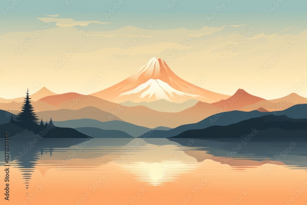 Fuji mount landscape mountain outdoors. Fuji mount landscape mountain outdoors.