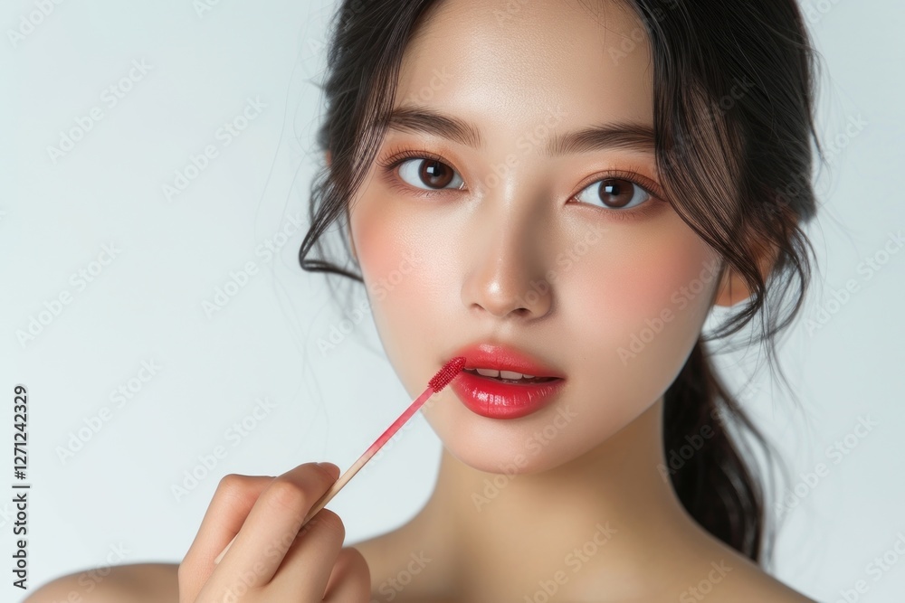 South east asian woman cosmetics portrait perfection. South east asian woman cosmetics portrait perfection.