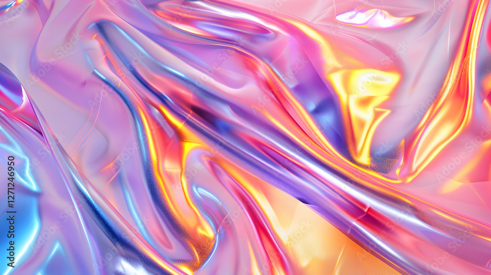 Vibrant Abstract Fluid Patterns with Colorful Reflections and Smooth Textures Vibrant Abstract Fluid Patterns with Colorful Reflections and Smooth Textures
