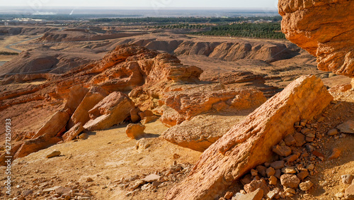 Fotografía Lo spettacolare Canyon di Djebel Sidi Bouhlel dove sono state girate alcune scen