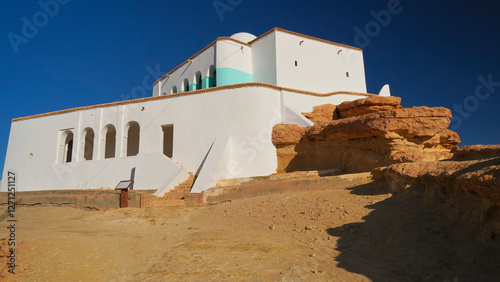 Lo spettacolare Canyon di Djebel Sidi Bouhlel dove sono state girate alcune scene di Star Wars, nella provincia di Tozeur, Tunisia photo