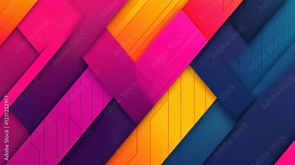 Obraz premium Background pattern infographic concept. Vibrant Geometric Gradient Patterns in Striking Polygonal Composition