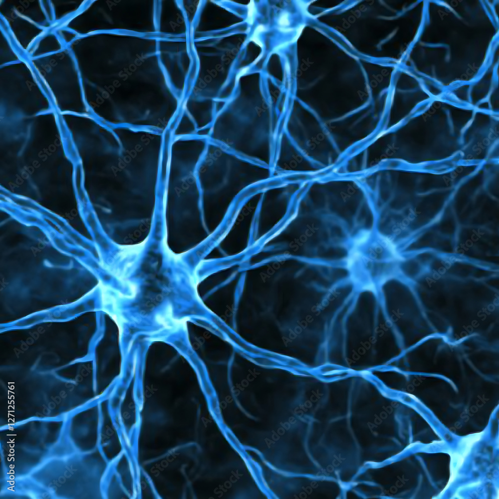 Neural Network Connectivity Simulated Brain Cells Interconnected Neurons Neurotransmission Processes Neural Network Connectivity Simulated Brain Cells Interconnected Neurons Neurotransmission Processes