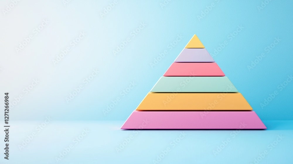 A pyramid chart illustrating the hierarchy of needs in a business organization, with the most essential needs at the base and the most aspirational needs at the peak. A pyramid chart illustrating the hierarchy of needs in a business organization, with the most essential needs at the base and the most aspirational needs at the peak.