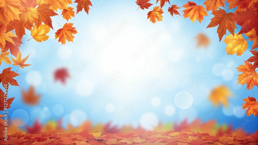 Background conceptual image with autumn leaves. Place for text
Background conceptual image with autumn leaves. Place for text