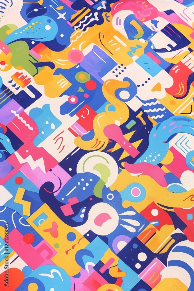 Abstract colorful shapes background pattern design (1) Abstract colorful shapes background pattern design (1)