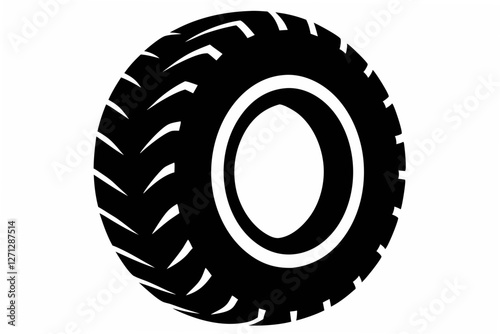 tire  silhouette  vector