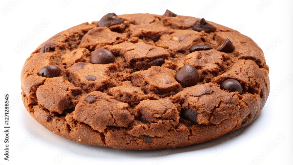 Chocolate Chip Cookie on White Background Chocolate Chip Cookie on White Background