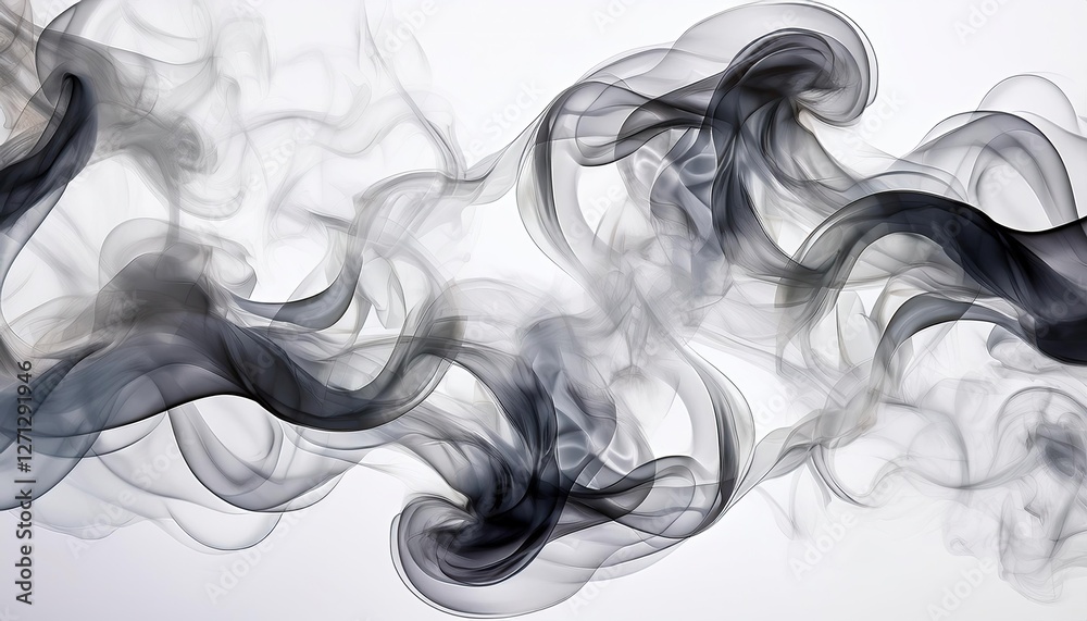 Abstract smoke on white background Abstract smoke on white background