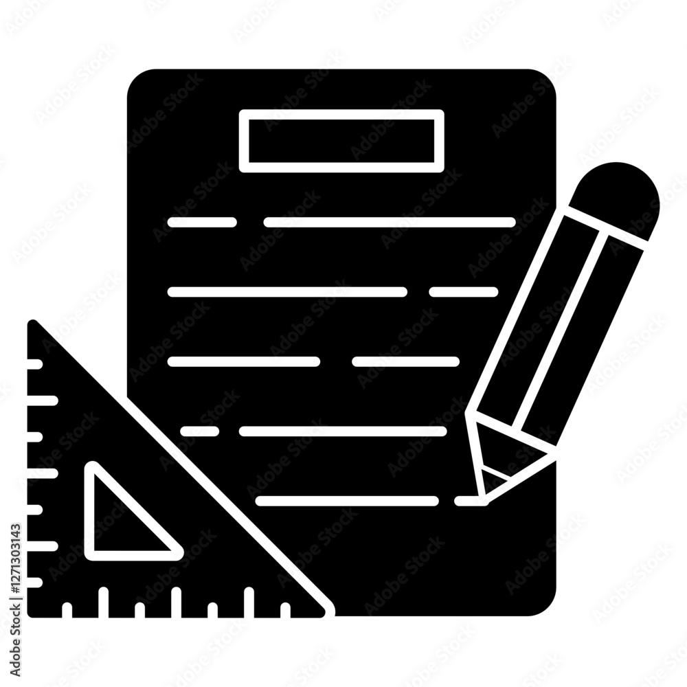 Modern design icon of drafting
