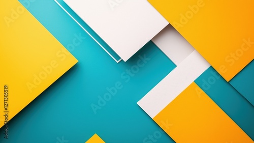Free Download Vibrant Geometric Color Contrasts - GFXLoad