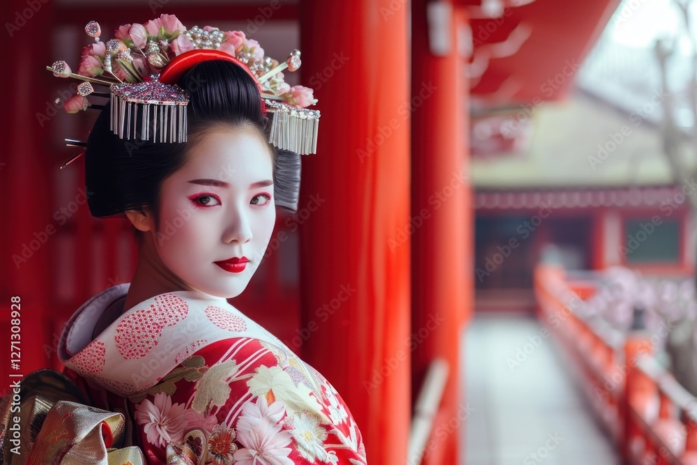 Beautiful geisha girl fashion portrait adult. Beautiful geisha girl fashion portrait adult.