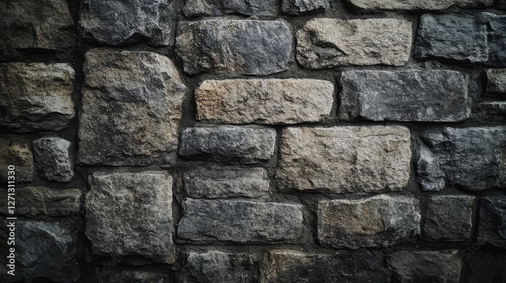 Rustic gray stone wall background with natural rough textures and deep shadows, perfect for rugged-themed visuals. Rustic gray stone wall background with natural rough textures and deep shadows, perfect for rugged-themed visuals.