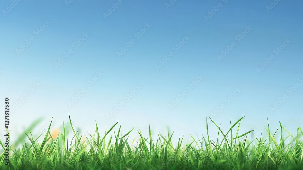 Spring blurred background blue green gradient horizon background for design fresh spring light. Gradient. Illustration Spring blurred background blue green gradient horizon background for design fresh spring light. Gradient. Illustration