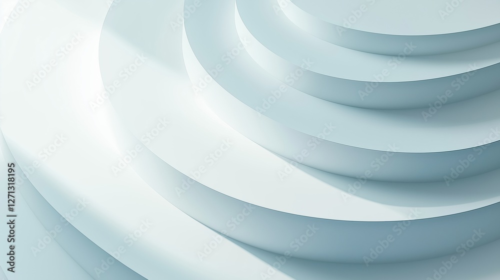 Obraz premium Elegant Curves Create Harmony in Soft Light
