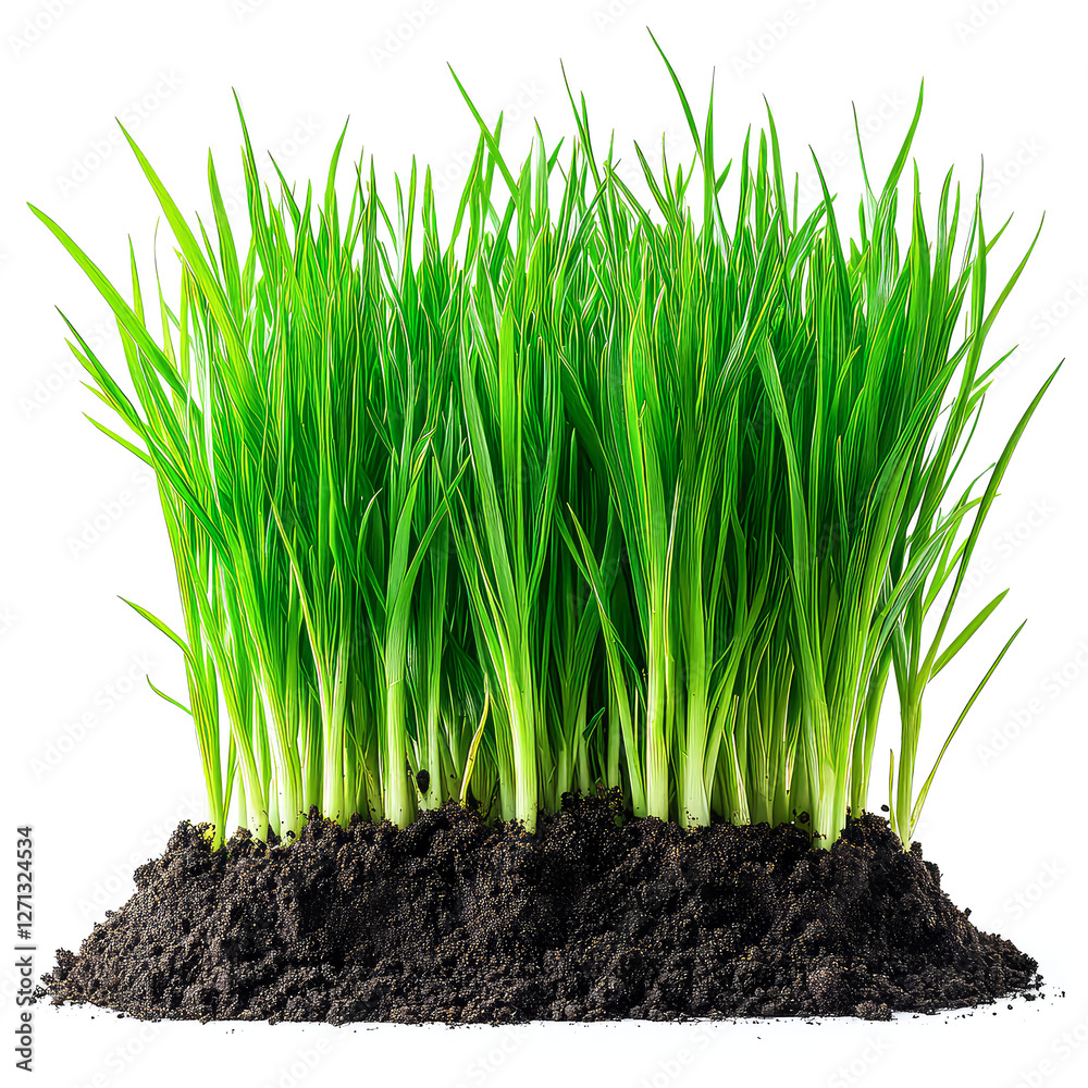 Lush Green Grass: Vibrant Spring Nature Photography