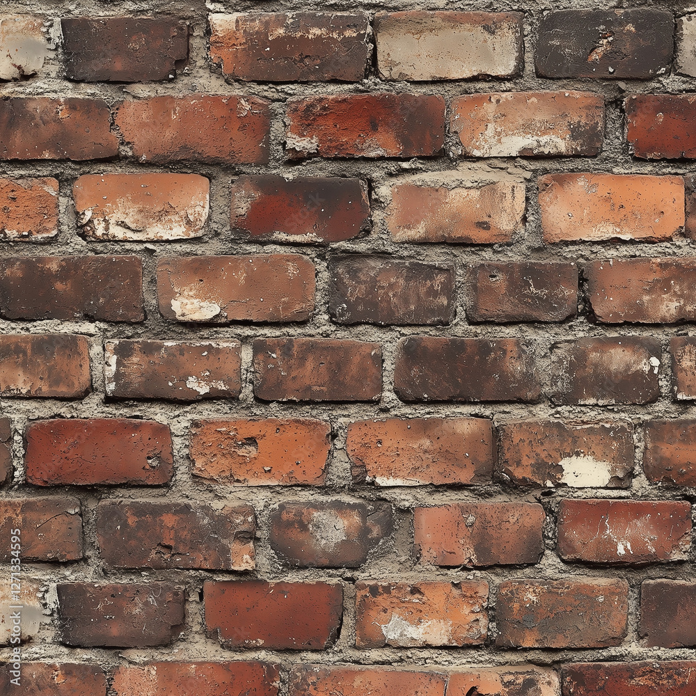 Fototapeta premium Backsteinmauer, Generative AI