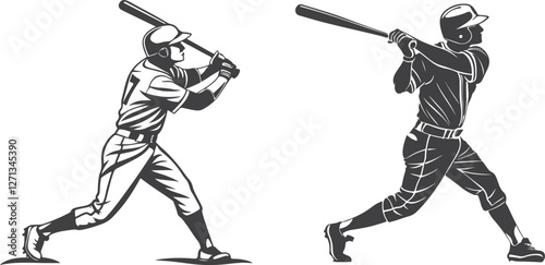 silhouette of baseball player