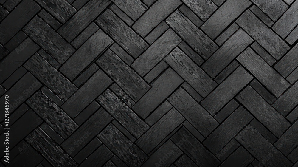 Dark Herringbone Wood Parquet Texture Background Dark Herringbone Wood Parquet Texture Background